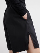 Rick Owens - Boxer Straight-Leg Cotton-Blend Canvas Drawstring Shorts - Black