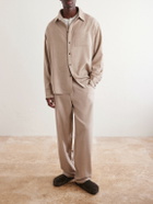 The Elder Statesman - Wool and Cashmere-Blend Shirt - Neutrals