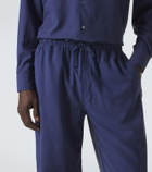 Saman Amel Silk straight pants