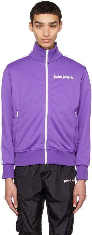 Photo: Palm Angels Purple Classic Track Jacket