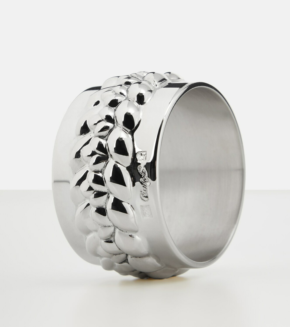 Christofle Babylone silver-plated napkin ring