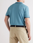 Kjus Golf - Stan Cotton-Blend Piqué Golf Polo Shirt - Blue