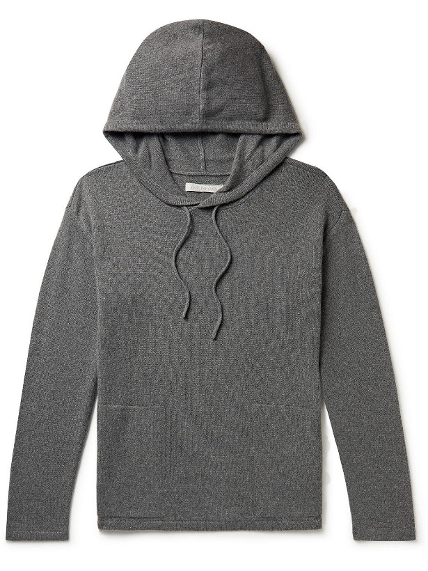Photo: Outerknown - Reimagine Recycled Cashmere and Merino Wool-Blend Hoodie - Gray