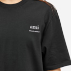 AMI Paris Women's Logo T-Shirt in Black