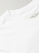 RAG & BONE - Printed Organic Cotton-Jersey T-Shirt - White