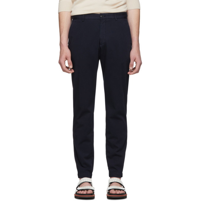 Photo: Dries Van Noten Navy Priddy Trousers