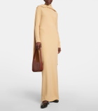 The Row Half Moon leather shoulder bag