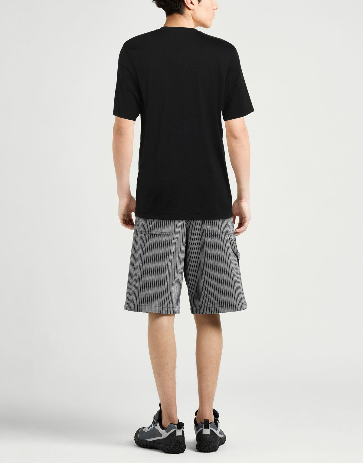 Laneus Mens T-shirt in Black