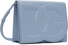 Dolce&Gabbana Blue 'DG' Logo Crossbody Bag