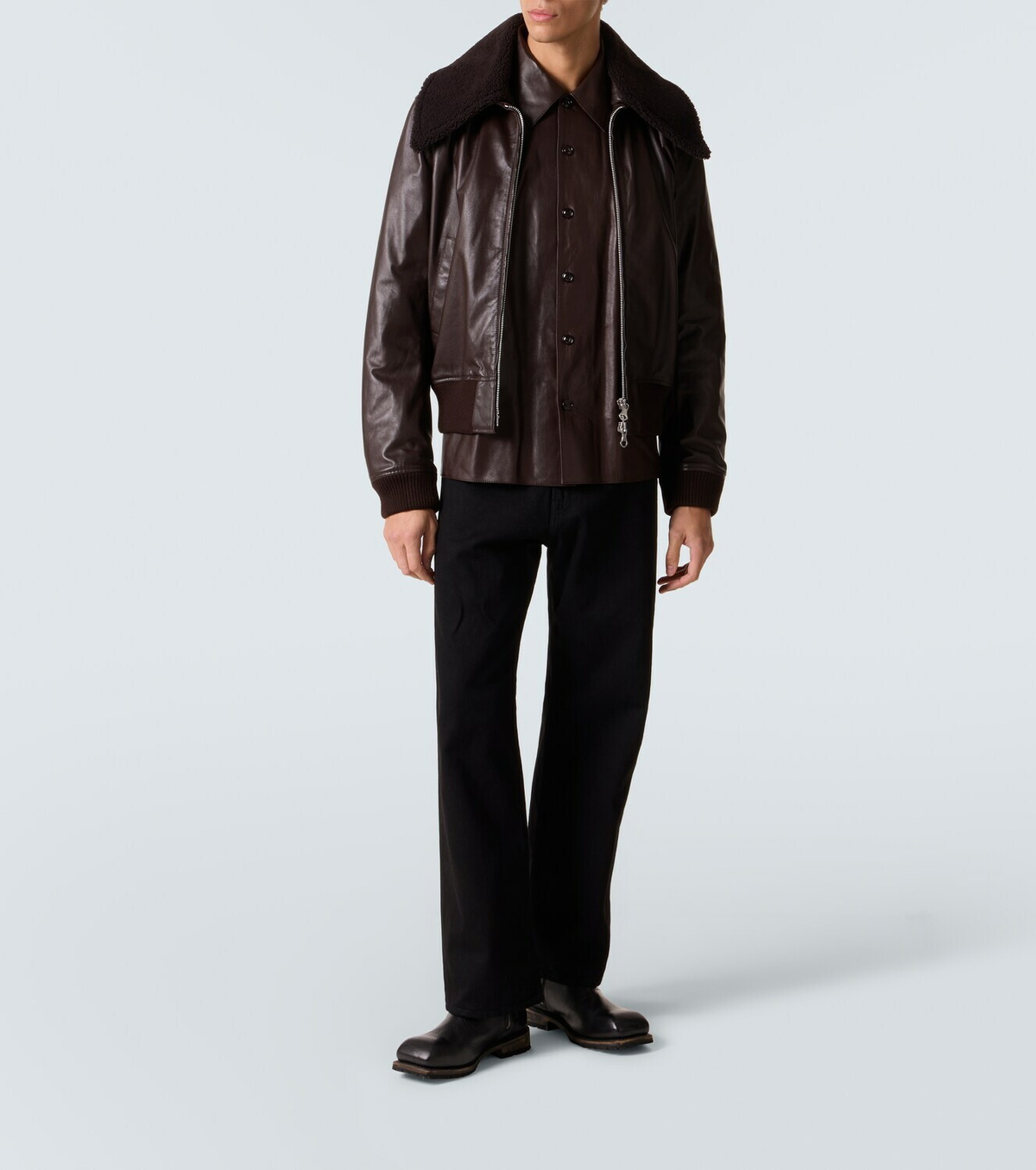 Our Legacy Pharos leather bomber jacket Our Legacy