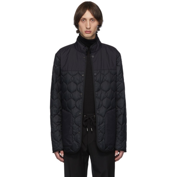 Photo: Z Zegna Reversible Black Quilted Jacket
