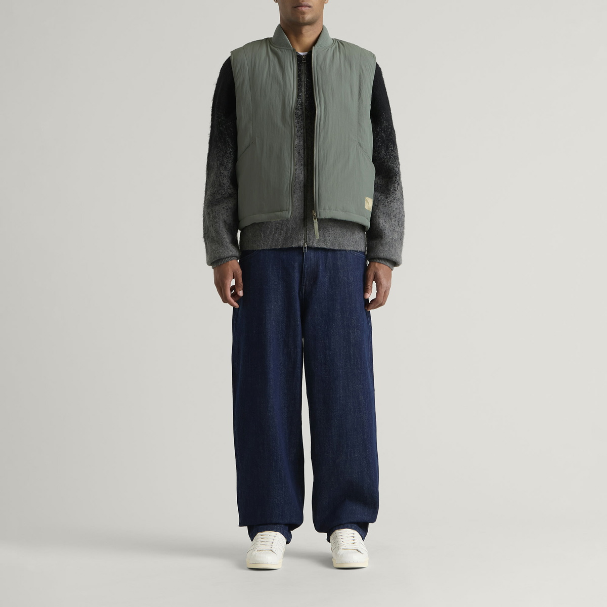 Dime Men's Reversible Vest in Sage