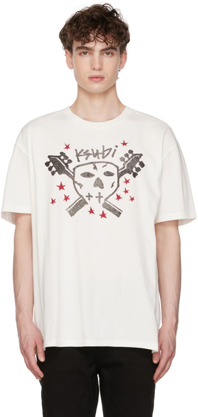 Photo: Ksubi White Skull Seeing Lines T-Shirt