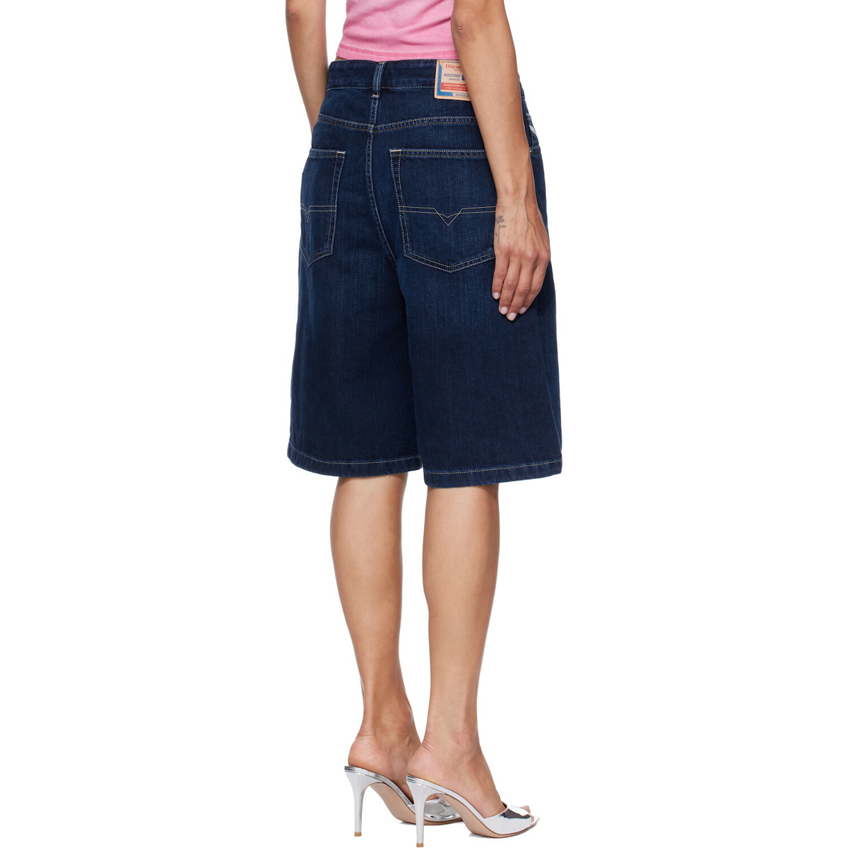 Diesel Navy De-Sire-Short Denim Shorts