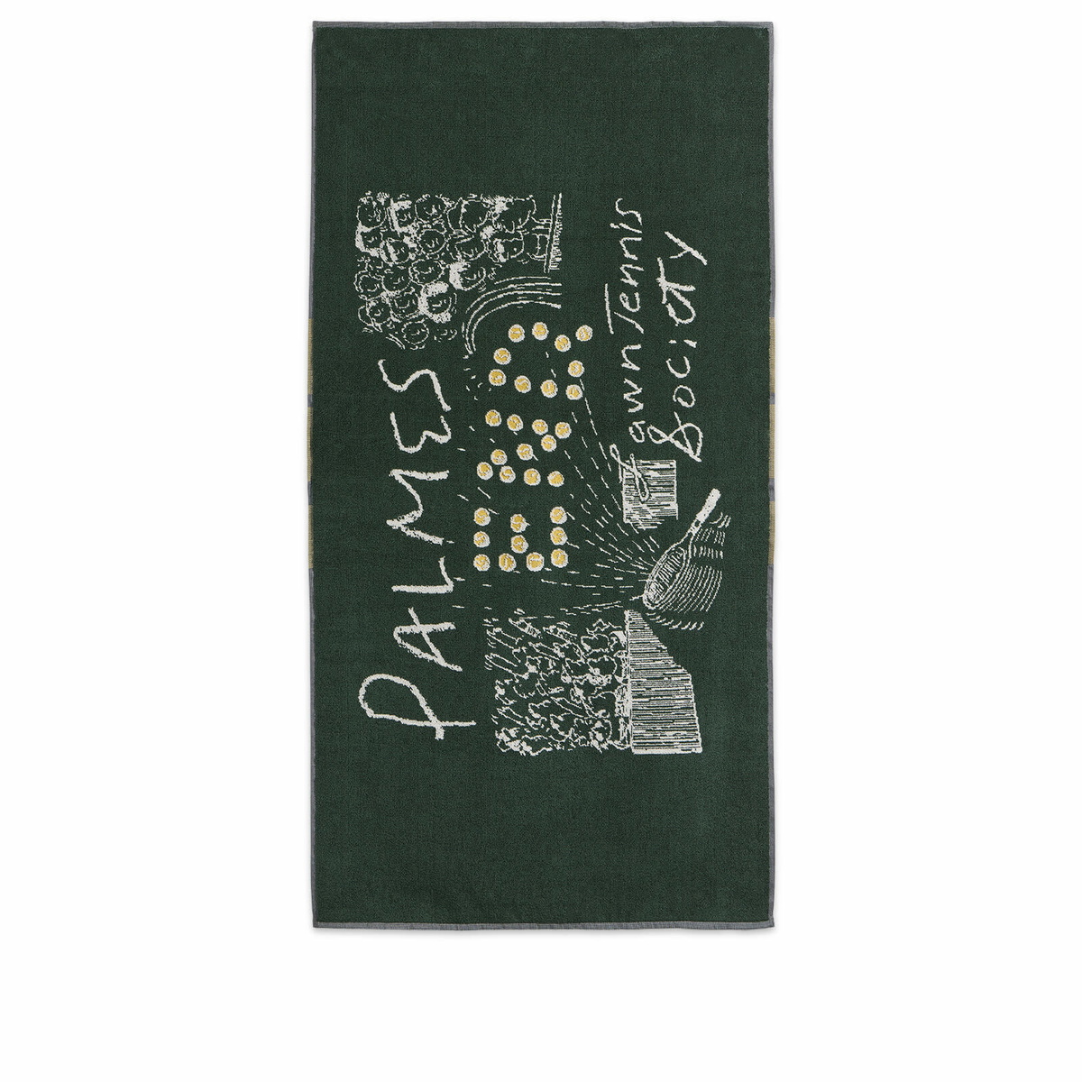 END. x Palmes Men's Crowd Tennis Towel in Green 