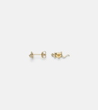 Sydney Evan Lizard 14kt gold (585/1000) stud earrings with diamonds