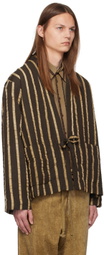 UMA WANG Brown Jester Jacket
