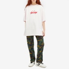 Martine Rose Women's Reversible Camo Print Jeans in Blue Camo