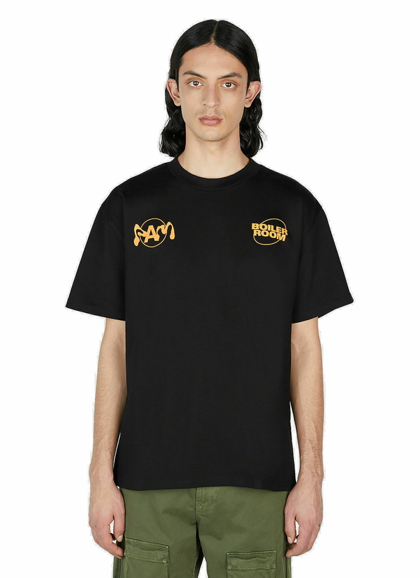 Photo: Boiler Room x P.A.M. - Logo Print T-Shirt in Black