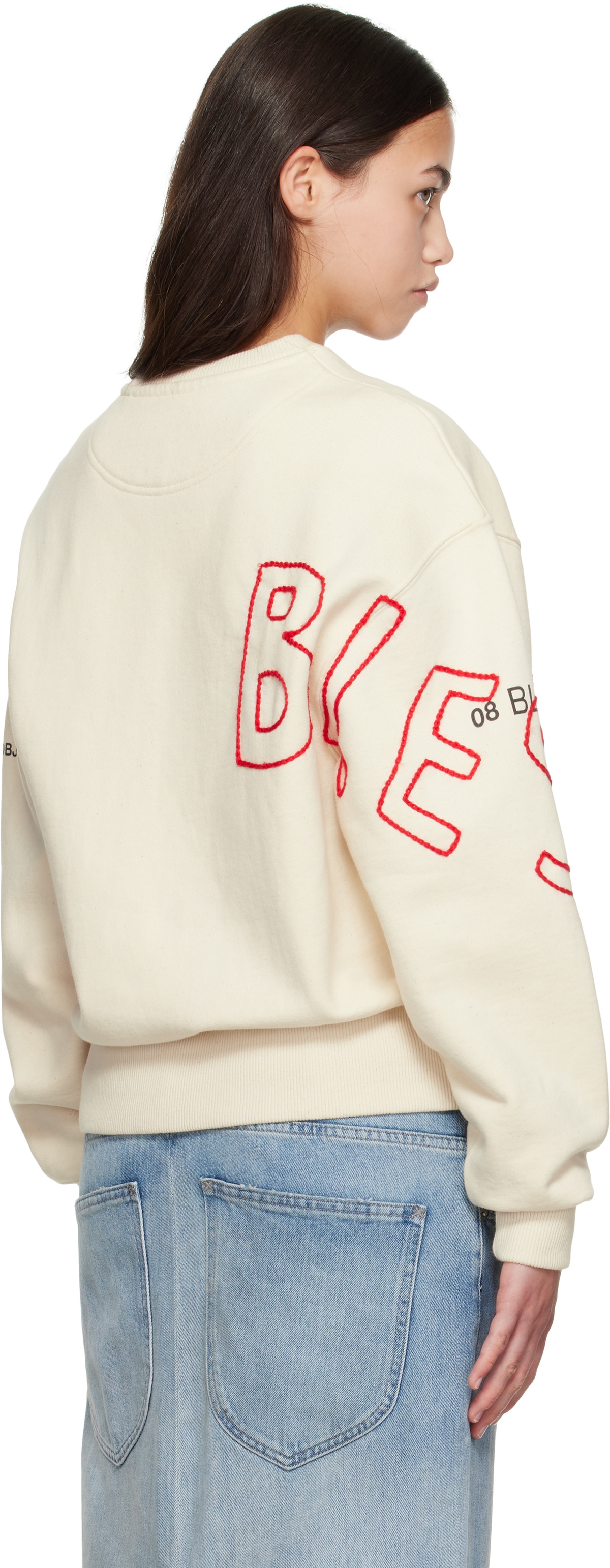 Bless Beige Reflexic Multicollection Sweatshirt