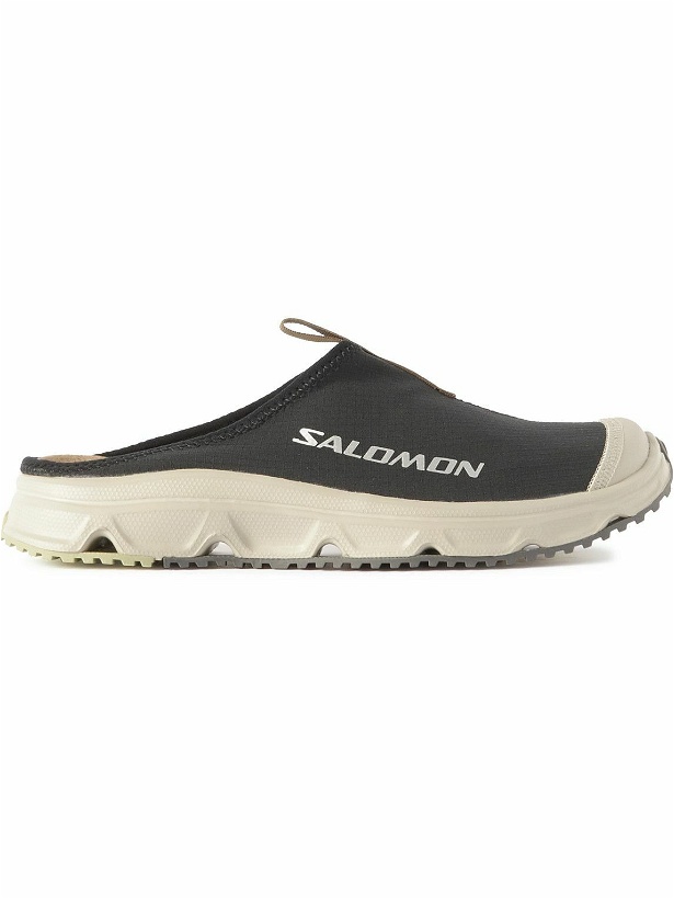 Photo: Salomon - Rx Slide 3.0 Ripstop and Mesh Slip-On Sneakers - Black