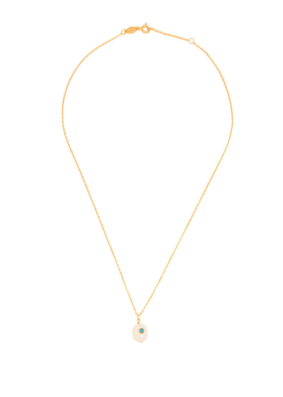 Anni LU Baroque Pearl 18kt Gold-plated Necklace - One Size
