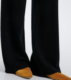 Jardin des Orangers Virgin wool and cashmere wide-leg pants