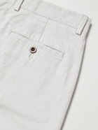 Sid Mashburn - Field Straight-Leg Garment-Dyed Cotton-Twill Trousers - Neutrals