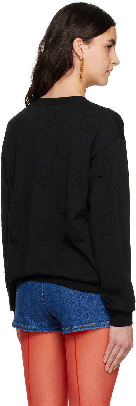 Moschino Brown Bear Motif Sweatshirt