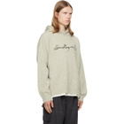 MM6 Maison Margiela Gray Knit Hoodie