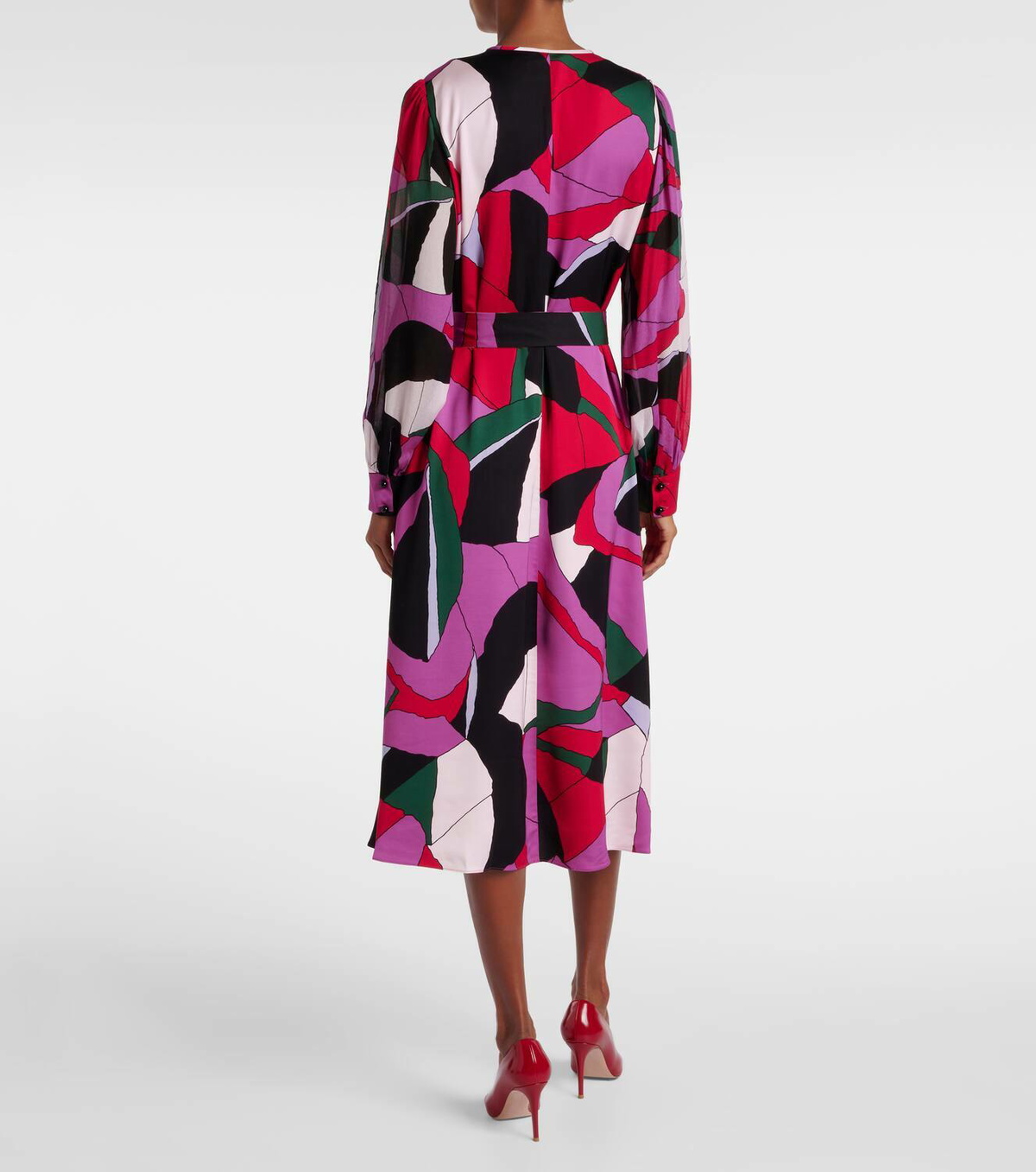 Diane von Furstenberg Abel printed midi dress