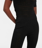 Givenchy - Logo jacquard leggings