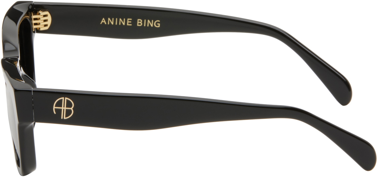 ANINE BING Black Daria Sunglasses