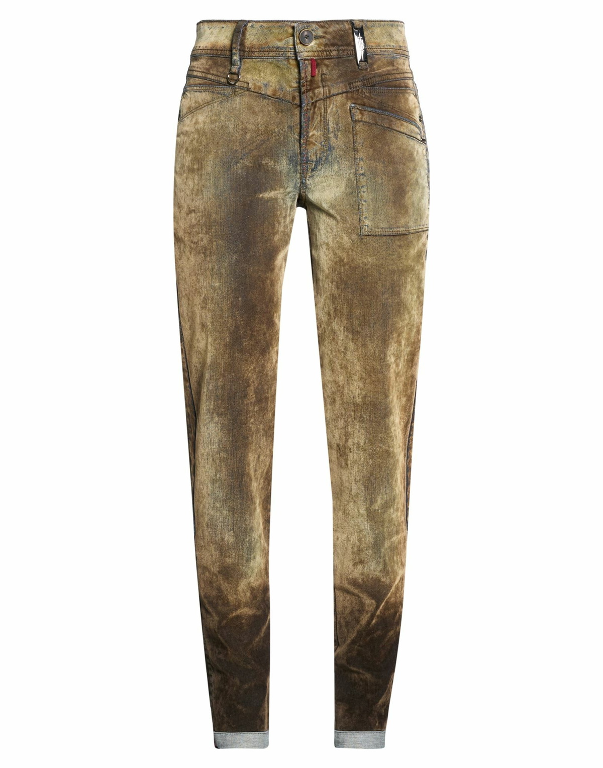 High Use Womens Jeans in Brown