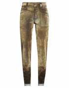 High Use Womens Jeans in Brown