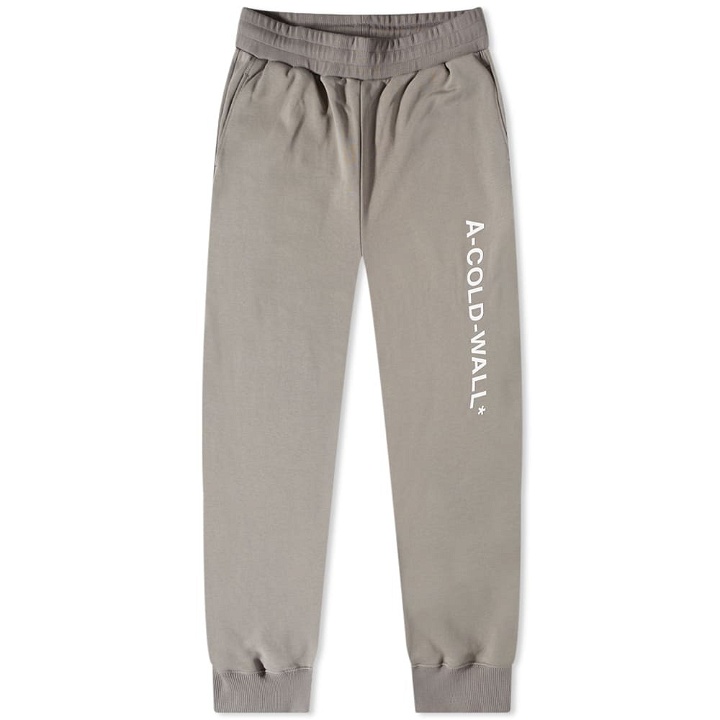 Photo: A-COLD-WALL* Men's Essential Logo Sweat Pant in Mid Grey