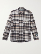 Reese Cooper® - Cotton-Flannel Shirt - Brown