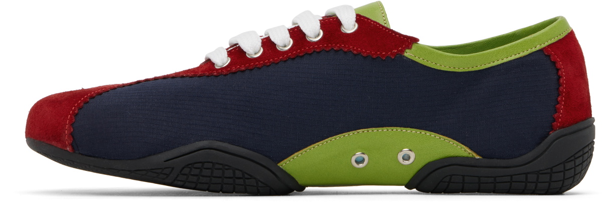 Nicole Saldaña Navy & Red Simone Sneakers