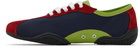Nicole Saldaña Navy & Red Simone Sneakers