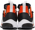 Nike Orange & White Air Presto Mid Utility Sneakers
