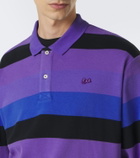 ERL Striped cotton jersey polo shirt