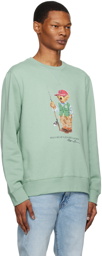 Polo Ralph Lauren Green Polo Bear Sweatshirt