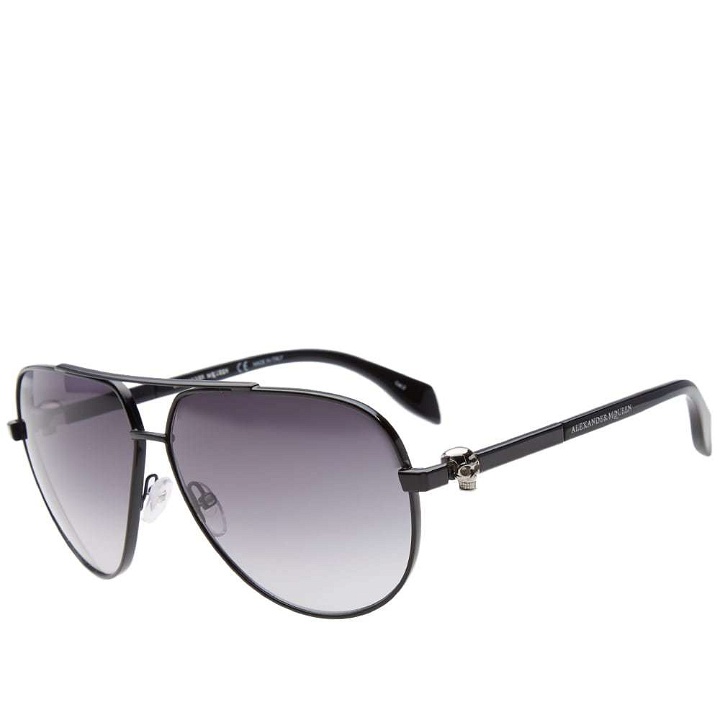 Photo: Alexander McQueen AM0018S Sunglasses Black