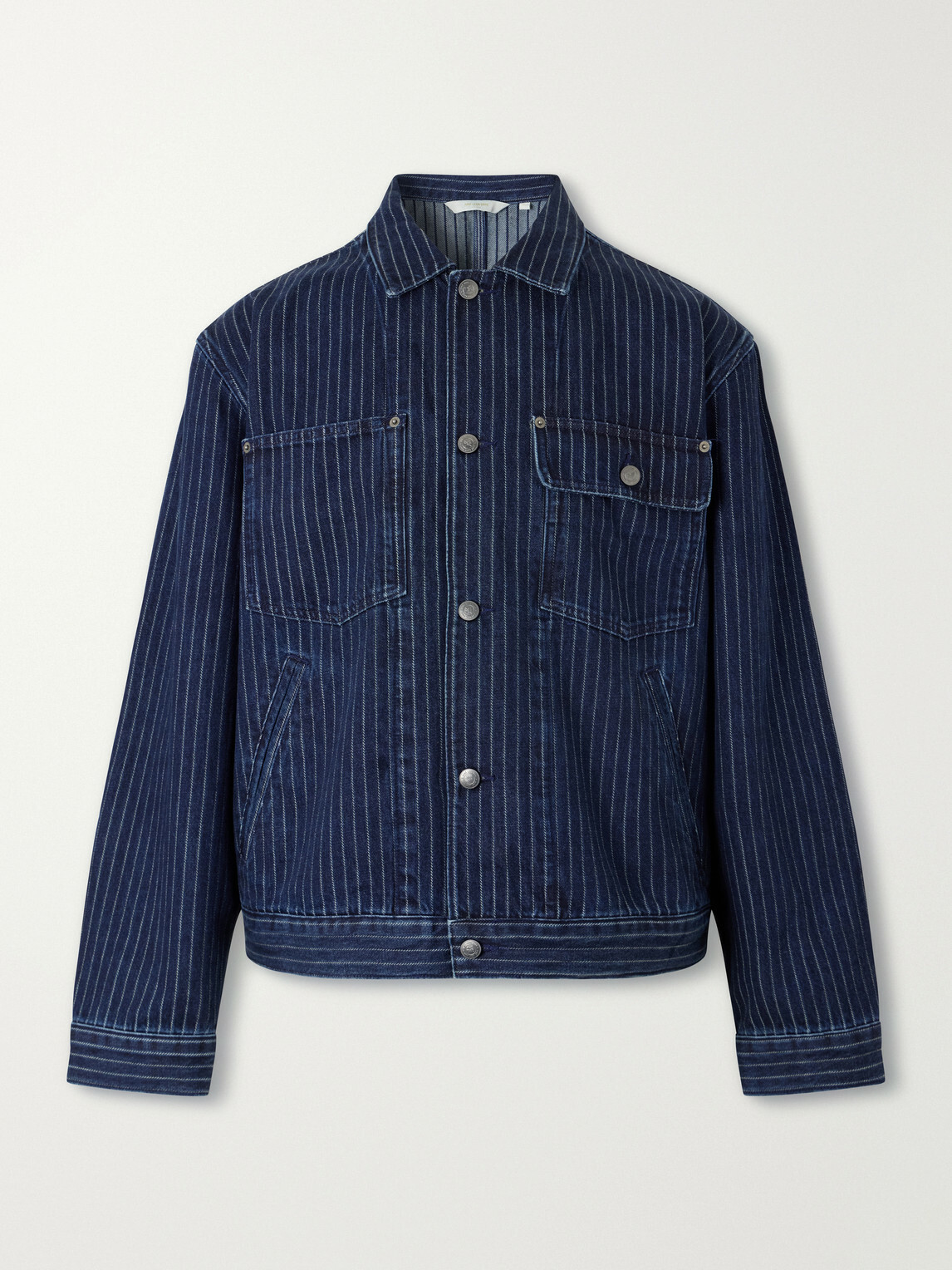 Aimé Leon Dore - Striped Denim Jacket - Blue