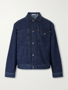 Aimé Leon Dore - Striped Denim Jacket - Blue