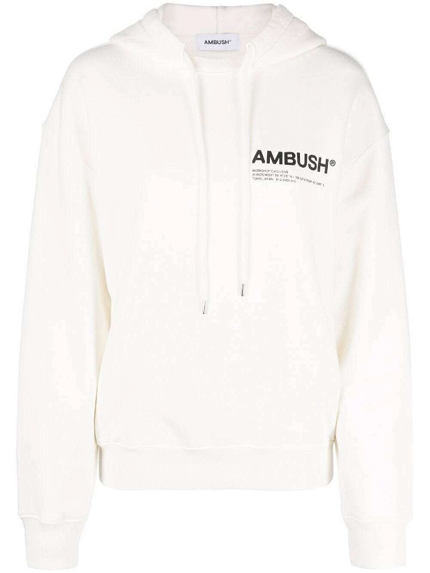 Photo: AMBUSH - Cotton Logo Hoodie
