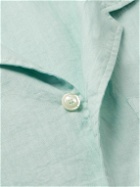 Aspesi - Camp-Collar Linen Shirt - Green