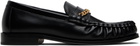 Ernest W. Baker Black Chain Loafers