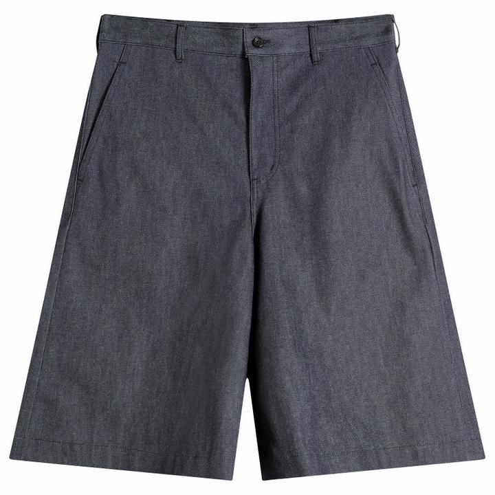 Photo: Comme des Garçons Black Men's Denim Shorts in Indigo