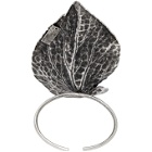 Ann Demeulemeester Silver Leaf Bracelet